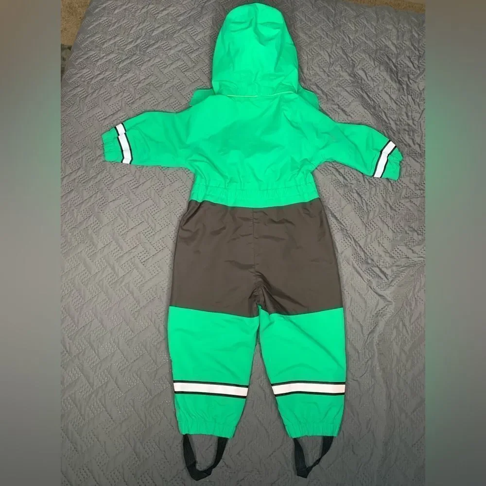 Kaxs Lime Green and Black Rain/Snow suit